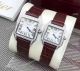 Cartier Santos Dumont Lover Watch Replica SS Gray Leather Strap (6)_th.jpg